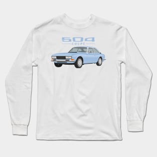 504 Coupé Cabriolet Coupe light blue Long Sleeve T-Shirt